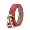 Cinto Feminino Nova Moda Transfronteiriço Fivela de Placa de Liga Multicor Cinto Versátil Tendência Feminina Pronto de Fábrica Atacado