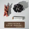 Base tradicional de cerámica tallada a mano para incienso, para el hogar y la oficina, difusor de incienso de aceites esenciales de nicho, artículo decorativo hecho a mano