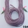 Cuerda Trenzada de Núcleo Bicolor Vertical de 5 mm Correa Cruzada de Moda Cuerda Decorativa Cordón para Cintura de Ropa Longitud Ajustable