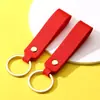 Llavero Creativo de Cuero PU Personalizado Colgante Simple para Accesorios de Bolsa Regalo de Negocios Llavero de Cuero para Coche