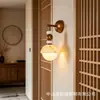 Luminária de parede de jade estilo vintage, luminária de parede retro imitação de mármore para cabeceira de quarto, luminária de parede vintage francesa para corredor, hall de entrada