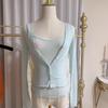 Corea del Sur Dongdaemun Otoño Nuevo Suave Polvo ~ Camisola Femenina Protector Solar Cárdigan Traje Mujer