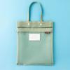 Bolsa de malla portátil para archivos, bolsa para libros, bolsa para tutoriales de materias, bolsa de almacenamiento transparente con cremallera para tareas y exámenes de estudiantes