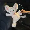 Bonita caja de pañuelos para coche, portapañuelos colgante con un toque de alta gama, artículo práctico y útil para el interior del coche