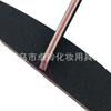 Lima de uñas negra de media luna en stock, tira pulidora de doble cara con forma de cuchillo, para cortar uñas, resistente al desgaste y al roce.