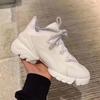 Zapatos D Family Torre para Mujer ins Modernos de Cuero Genuino 2023 Nuevo Estilo con Cordones Punta Redonda Pie Pequeño Suela Gruesa Aumentada Tenis para Mujer