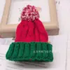 Muñeca de Algodón Linda Muñeca DIY Accesorios para Muñecas Sombrero de Lana Tejido Accesorios de Ropa Sombrero de Navidad