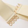 Cinturón ancho elástico ajustable para mujer con falda Hebilla simple Conveniente Moda Combinable Cintura ceñida Sello de cintura