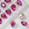 Nova Sinfonia K9 Cristal de Diamante Vidro Gota de Água de Diamante Coração Pequeno Doce de Rocha Pêssego Torto Coração Pontudo Fundo Pontiagudo Diamante de Forma Especial Pilha de Unhas de Diamante Diamante