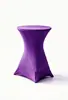 Funda Elástica para Mesa de Cóctel Falda de Mesa para Banquetes Bodas Hoteles Cubierta para Mesa Redonda de Exhibición Cubierta de Patas Altas Mantel Antideslizante Estilo Nórdico