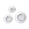 Molde de Primavera de Flor Pequeña de 3 Piezas DIY Artificial Horneado Fondant Herramienta para Pastel Horneado Novato Fácil Desmoldado Limpieza