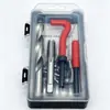 Ferramenta de Reparo de Rosca de Carro, Broca Macho Autoatarraxante Ferramenta de Rosca de Parafuso, Conjunto de Ferramentas de Manutenção Automotiva de 15 Peças