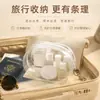 Bolsa de Tocador Portátil Transparente de PVC, Bolsa de Almacenamiento Ecológica, Bolsa de Cosméticos Impermeable, Bolsa para Clasificar y Organizar Esenciales de Viaje