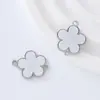 Europa y Estados Unidos populares accesorios de flor de acrílico diy doble colgante accesorios de acrílico accesorios accesorios venta directa de fábrica
