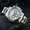 2023 masculino comércio exterior AliExpress estação independente venda quente masculino cinto de aço cinto Relógio Lao quartzo relógio multifuncional