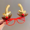 Nuevas Gafas Lindas de Reno Navideño para Niños con Montura de Alce Navideño para Vestir la Atmósfera de Santa Claus