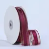 Cinta Ensanchada, Cinta de Colores, Cinta de Satén, Caja de Regalo, Empaque de Flores, Caja para Pasteles, Cinta Adhesiva de Embalaje, Cinta de Satén con Borde de 2.5 cm