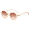 Nuevas Gafas de Sol Redondas Pequeñas Estilo Europeo y Americano Transfronterizas para Hombres y Mujeres, Suave Ambiente Retro de Vacaciones, Gafas de Sol con Protección Solar