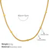 Collar de cadena fina de hueso de serpiente dorada con colgante de lazo desmontable de perlas estilo retro de chica dulce transfronterizo europeo y americano