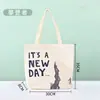 Bolsas de Lona Prontas Podem Ser Impressas com Logo, Sacolas de Lona Lisas, Bolsas Publicitárias Promocionais, Bolsas de Ombro, Sacolas de Lona para Compras