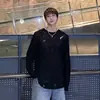 Suéteres de marca de moda para primavera y otoño al por mayor, camisetas con huecos y mangas largas, nuevas prendas de punto transfronterizas para hombre, suéteres con agujeros, comercio exterior único