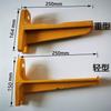 Suporte de cabo de compósito plástico reforçado com fibra de vidro braço de suporte de vala de cabo tipo combinado braço tipo parafuso embutido