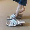 Sandalias de Tacón de Cuña Irregular de Punta Cuadrada, Bloques de Color, Elegantes, Versátiles, Estilo Retro, con Punta Abierta, para Uso en Exteriores, Marca Chuyuji