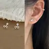 Pendientes de Lazos Modernos y Frescos, Versátiles para el Uso Diario, Diseño Simple y Único, Accesorios para Orejas No Extraíbles