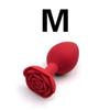 Plug anal divertido de silicone em forma de rosa para estimular o ânus produtos SM para adultos brinquedos alternativos suprimentos para flerte