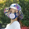 Chapéu de Sol Novo Estilo, Chapéu de Pescador, Chapéu com Máscara Integrada, Chapéu de Sol Versátil com Proteção UV para o Verão, Proteção Solar e Cobertura Facial