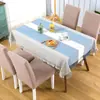 Em Estoque 50 Tipos de Toalhas de Mesa Xadrez Listrado, Caminhos de Mesa, Almofadas Decorativas, Capas de Sofá, Tecido Bordado Estilo Americano, Jogos Americanos, Tecido para Roupas Venda por Atacado