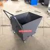 Veículo coletor de aparas de chip carrinho de aparas industriais carrinho de sucata caçamba basculante máquina-ferramenta de oficina carrinho de aparas de ferro centro de usinagem carrinho de escória de ferro