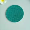Tapete de Silicone Personalizado em Formato de Colmeia para Mesa de Cozinha Doméstica, Tapete Isolante Térmico para Tigelas, Tapete de Mesa Antiderrapante de Alta Temperatura, Anti-Escaldamento