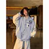 Estilo Americano 2025 Estampado Retro con Letras Primavera y Otoño Nueva Chaqueta de Béisbol Estilo Pareja Top Suelto Chaqueta