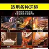Guantes para Barbacoa, Antiescaldaduras, Resistentes al Aceite, Resistentes a Altas Temperaturas, Aislantes, para Chef Sazonando Ensartando Catering Guantes para Brochetas Fritas