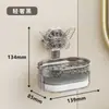 Porta Jabón de Ventosa Mariposa Lujo Ligero, Montaje en Pared, Sin Taladro, Caja de Jabón con Ala de Drenaje, Estante de Almacenamiento para Baño