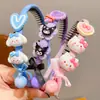 Diadema de Dibujos Animados para Niños Kuromi Peine Acabador de Cabello Roto Lazo No Lastima el Cabello Diadema Presionadora para el Cabello de Niña Pequeña Accesorios para el Cabello