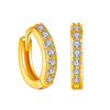 Múltiples Estilos de Pinzas para Orejas de Diamante de Fila Única Yihua al por Mayor, Joyería de Moda Vintage, Elegantes Pendientes y Pinzas para Orejas de Diamante de Fila Única Super Brillantes de Plata