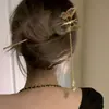 Borboleta em Movimento ~ Franja de Pérola Super Fada Agitar Passo Grampo de Cabelo Simples Alto Padrão Retrô Estilo Corte Headwear Hanfu