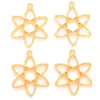 Estrella geométrica estrella de seis puntas Accesorios para joyería DIY Pulsera Llavero Colgante decorativo Colgante L345