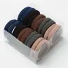 Diadema de Banda de Goma sin Costuras Cuerda para el Cabello Cuerda para el Cabello Coreana Elástica Alta Goma para el Cabello Accesorios para el Cabello Que Se Pueden Estirar Continuamente