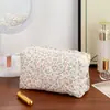Amor Plata Tirador Rosa Floral Bolsa Grande para Almacenamiento de Lápices Labiales Bolsa para Almacenamiento de Cosméticos para Mujer Cable de Datos para Audífonos