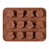 Formas de silicone para chocolate clássicas e populares, um conjunto de múltiplas formas para confeitaria caseira, formas para sobremesas francesas, atacado