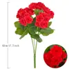 Atacado de Fábrica Amazon Flor de Simulação Flor Begônia Cenário de Palco de Casamento Arranjo Hortênsia Artificial Flor Falsa Gerânio