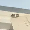 Anel Cruzado Zircônia Luxuoso Tendência, Mesmo Estilo de Blogueira, Anel de Moda de Luxo Nichado, Acessório Empilhável