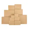 Cajas Estándar Postales No. 1-12, Cajas de Cartón para Logística de Empaque de Tamaño de Comercio Electrónico, Cajas de Mudanza Semi-Caja, Empaque para Entrega Express