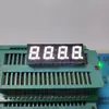 Suministro directo de fábrica tubo digital LED de 4 dígitos de 0.28 pulgadas fila única 7 pines 4 dígitos blanco brillante cubierta alta tubo digital