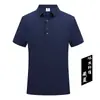 Camisa Polo Camiseta Personalizada de Trabajo Manga Corta Publicidad de Equipo Camisa Cultural Hielo Delgado Seda Ropa de Trabajo para Catering de Hombres Solapa