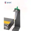 Máquina de seringa dispensadora transparente estilo americano, cartucho de cola pneumático, seringa de grande capacidade, máquina dispensadora de cola industrial, tubo de cola espessado.