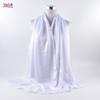 Otoño e Invierno nuevo color puro combinable elegante moda punta cerrada bufanda larga bufanda bufanda en stock al por mayor fábrica Yiwu
